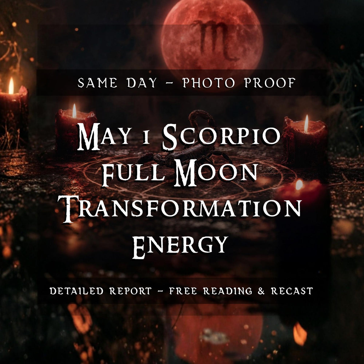 Scorpio Full Moon Ritual | Transformation & Shadow Release