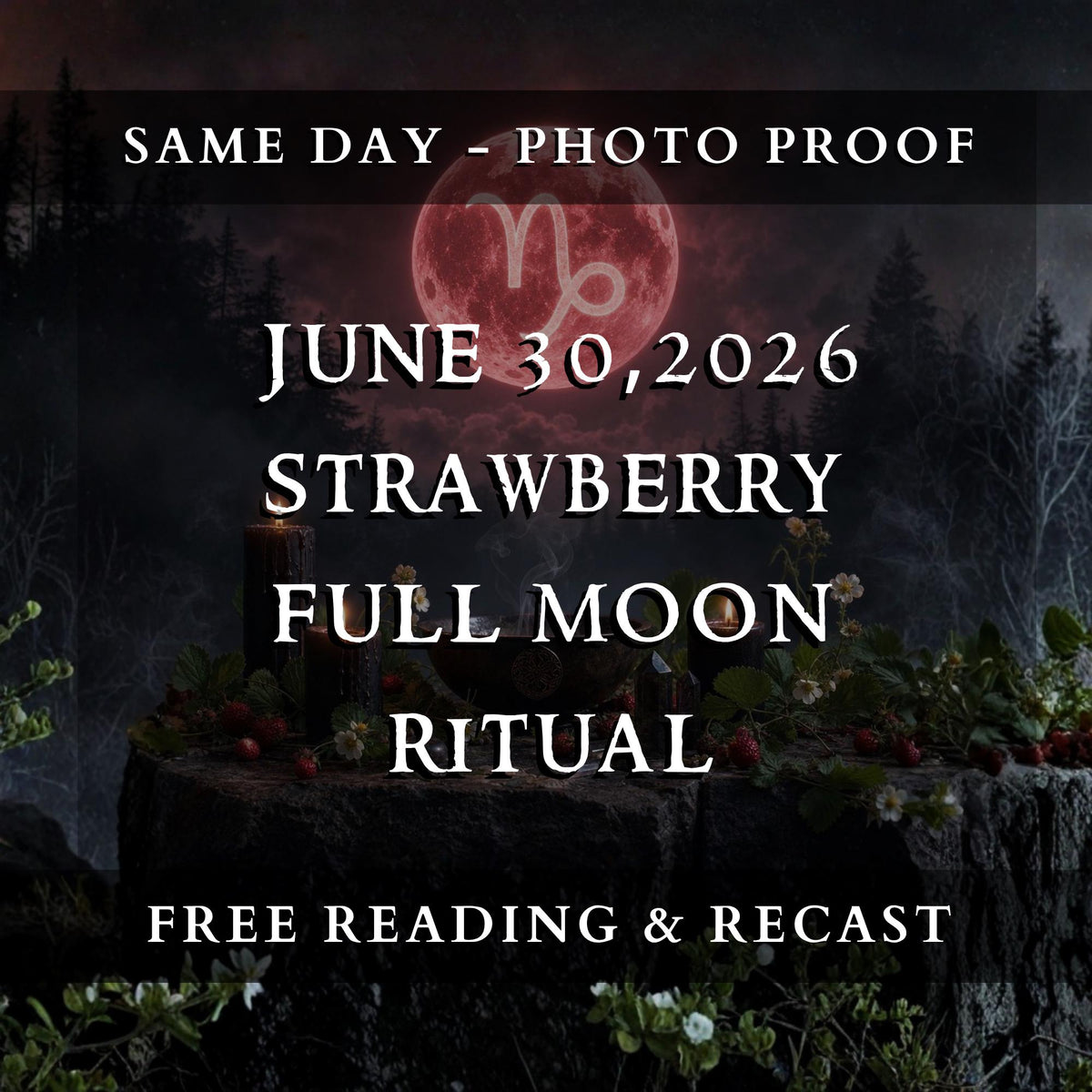 Strawberry Full Moon Ritual | Manifestation, Love & Renewal
